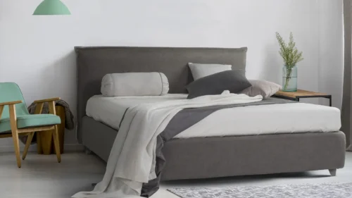 Pat cu ladă de depozitare THE BED, ideal pentru dormitor mic